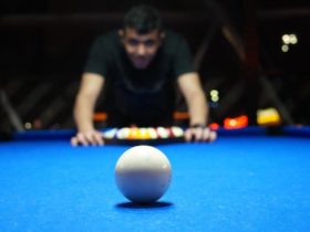 table et boules de billard